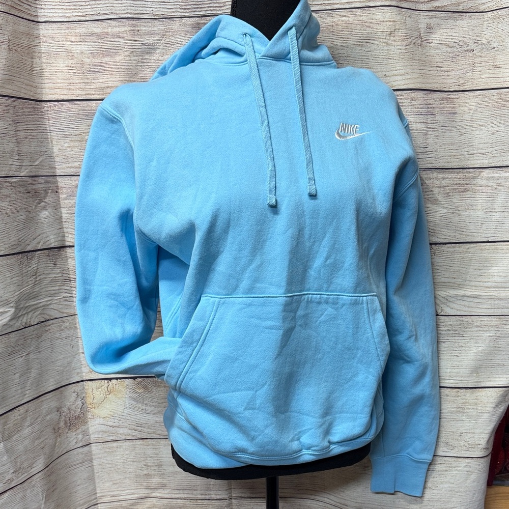 Nike Sky Blue Pullover Hoodie